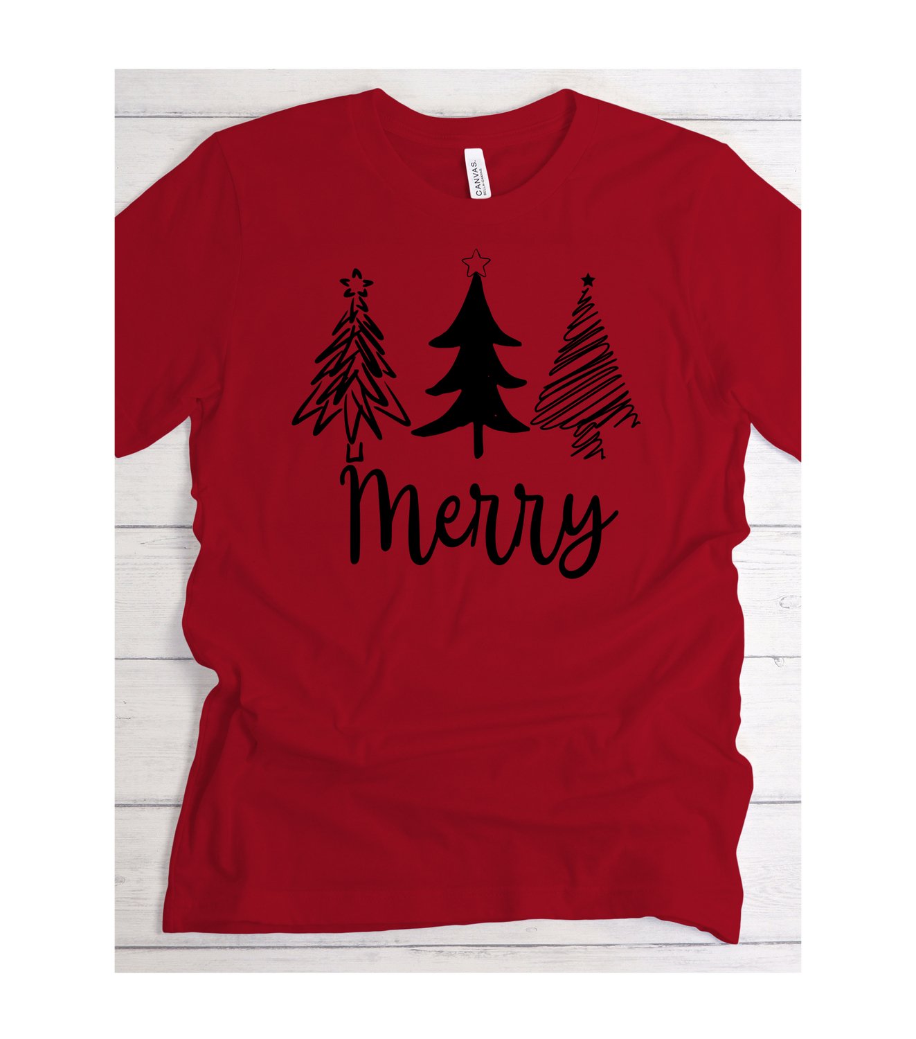 Merry Trees - T-Shirts - Positively Sassy - Merry Trees