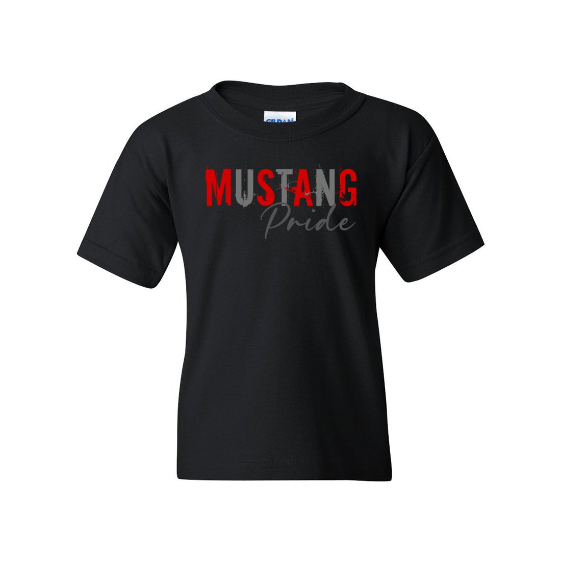 Mustang Pride Heavy Cotton™ Youth T-Shirt - T-Shirts - Positively Sassy - Mustang Pride Heavy Cotton™ Youth T-Shirt