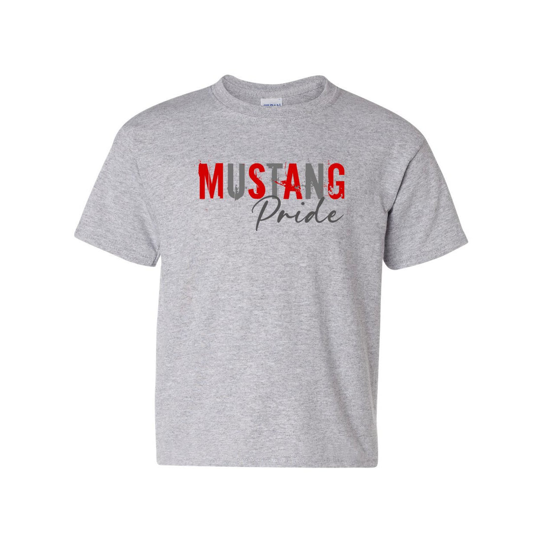 Mustang Pride Heavy Cotton™ Youth T-Shirt - T-Shirts - Positively Sassy - Mustang Pride Heavy Cotton™ Youth T-Shirt