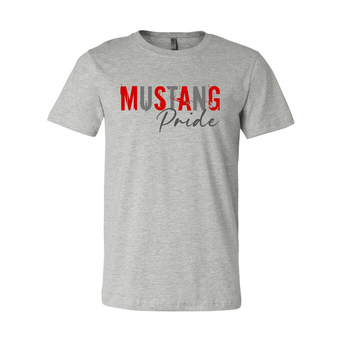 Mustang Pride Short Sleeve Jersey Tee - T-Shirts - Positively Sassy - Mustang Pride Short Sleeve Jersey Tee