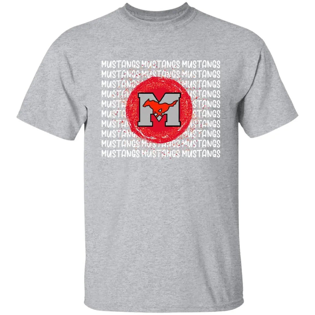 Mustangs Mustangs Youth Cotton T-Shirt - T-Shirts - Positively Sassy - Mustangs Mustangs Youth Cotton T-Shirt