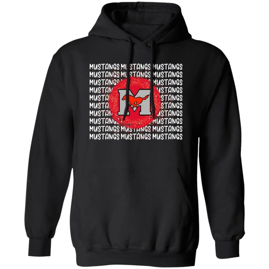 Mustangs Mustangs...Pullover Hoodie - Sweatshirts - Positively Sassy - Mustangs Mustangs...Pullover Hoodie