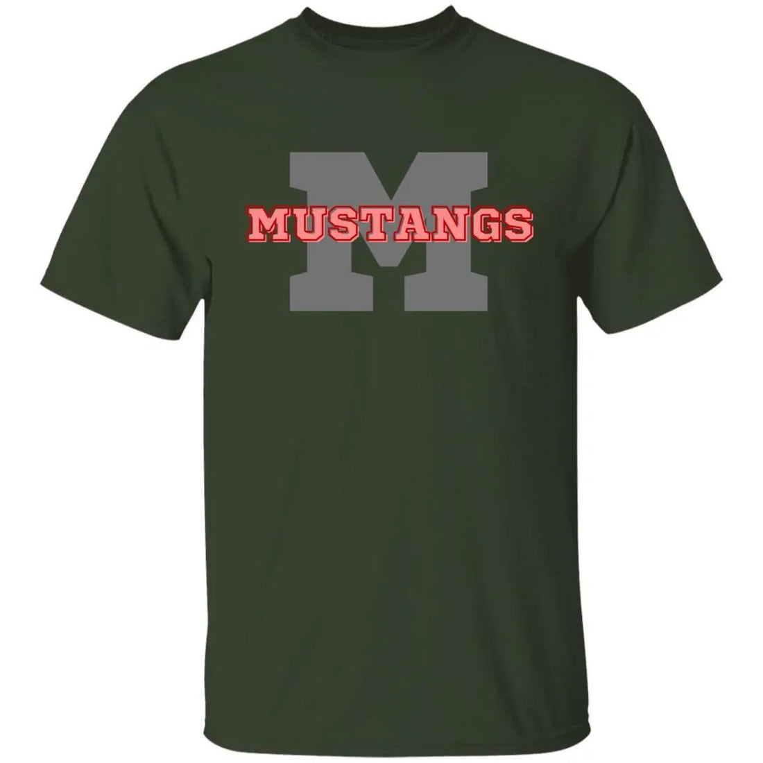 Mustangs Youth Cotton T-Shirt - T-Shirts - Positively Sassy - Mustangs Youth Cotton T-Shirt