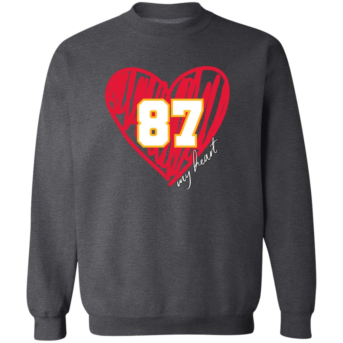 My Heart 87 Pullover Sweatshirt - Sweatshirts - Positively Sassy - My Heart 87 Pullover Sweatshirt