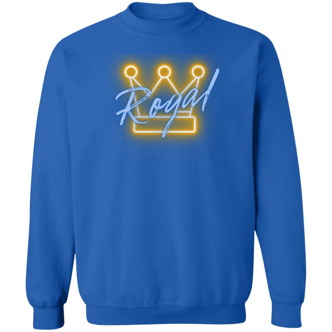 Neon Royal Pullover Sweatshirt - Sweatshirts - Positively Sassy - Neon Royal Pullover Sweatshirt
