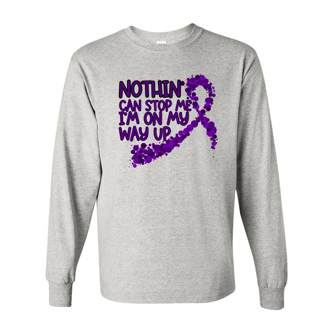 Nothin Can Stop Cotton Long Sleeve T-Shirt - Long Sleeve - Positively Sassy - Nothin Can Stop Cotton Long Sleeve T-Shirt