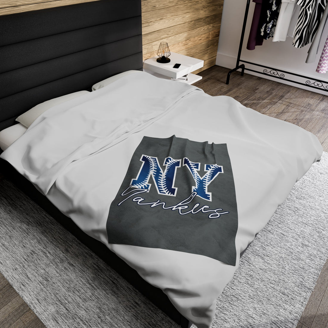 NY Yankees Blanket - All Over Prints - Positively Sassy - NY Yankees Blanket