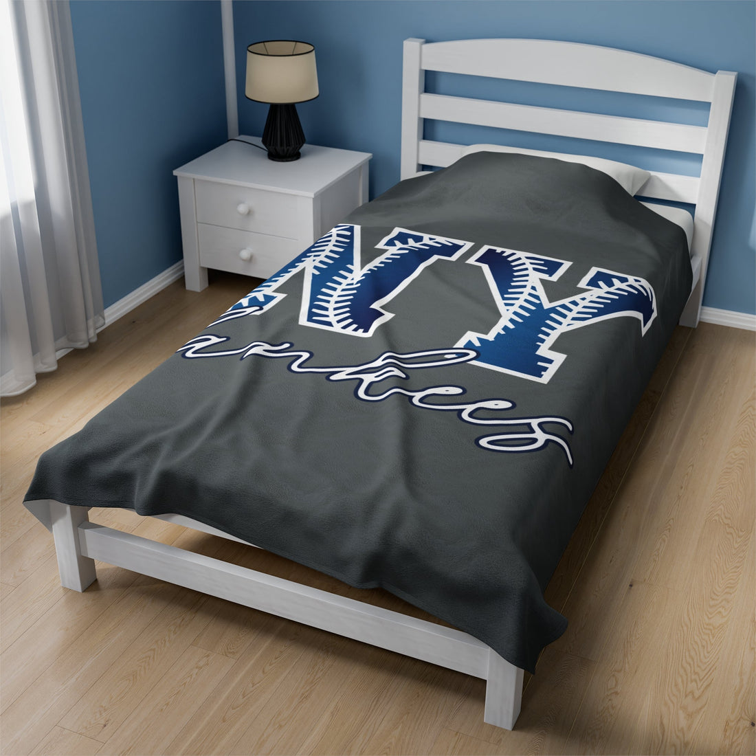 NY Yankees Blanket - All Over Prints - Positively Sassy - NY Yankees Blanket