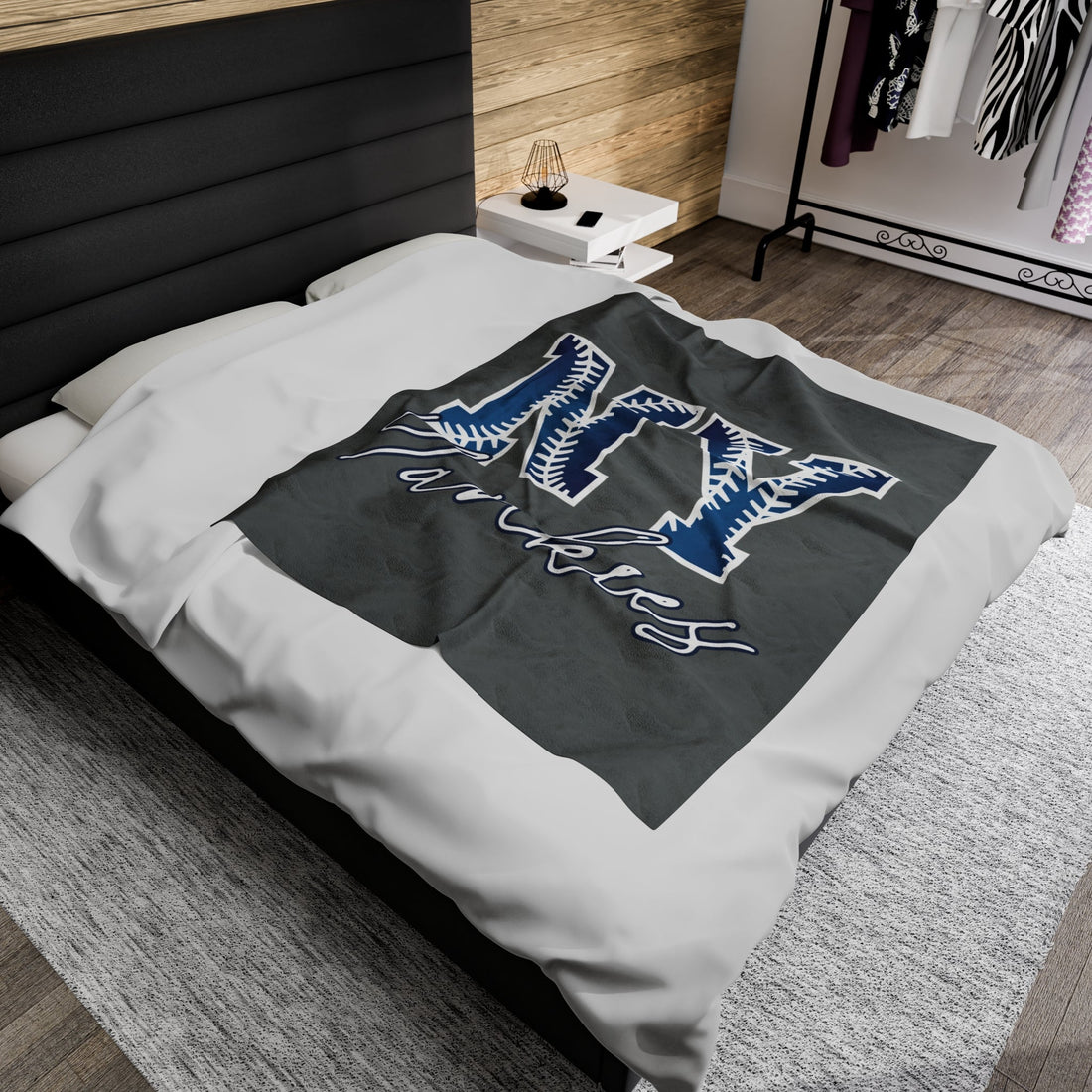 NY Yankees Blanket - All Over Prints - Positively Sassy - NY Yankees Blanket