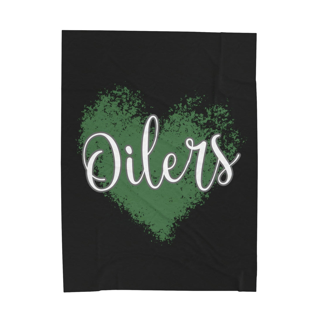 Oilers Love Velveteen Plush Blanket - All Over Prints - Positively Sassy - Oilers Love Velveteen Plush Blanket