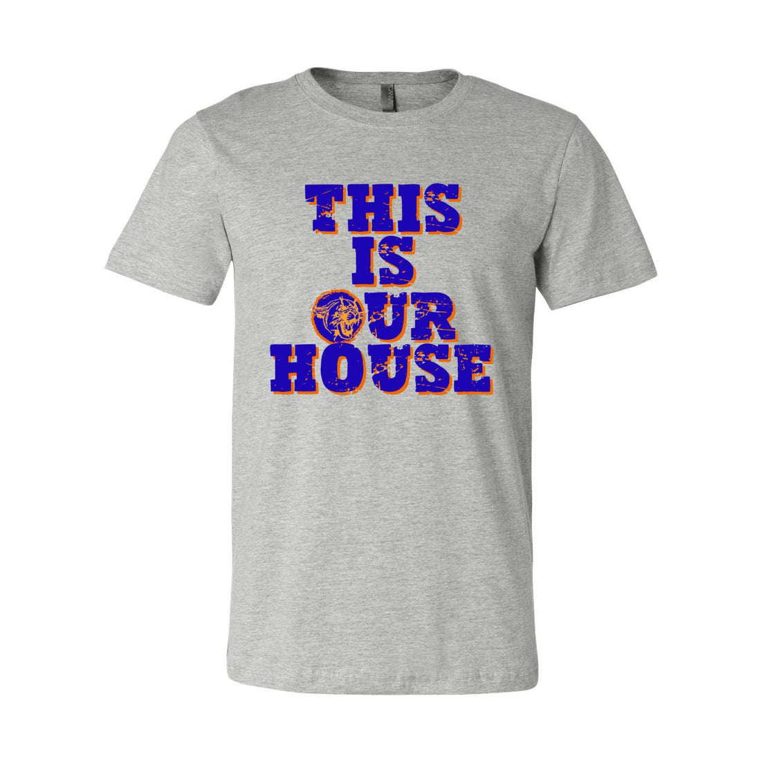 Our House Cougars Short Sleeve Jersey Tee - T-Shirts - Positively Sassy - Our House Cougars Short Sleeve Jersey Tee