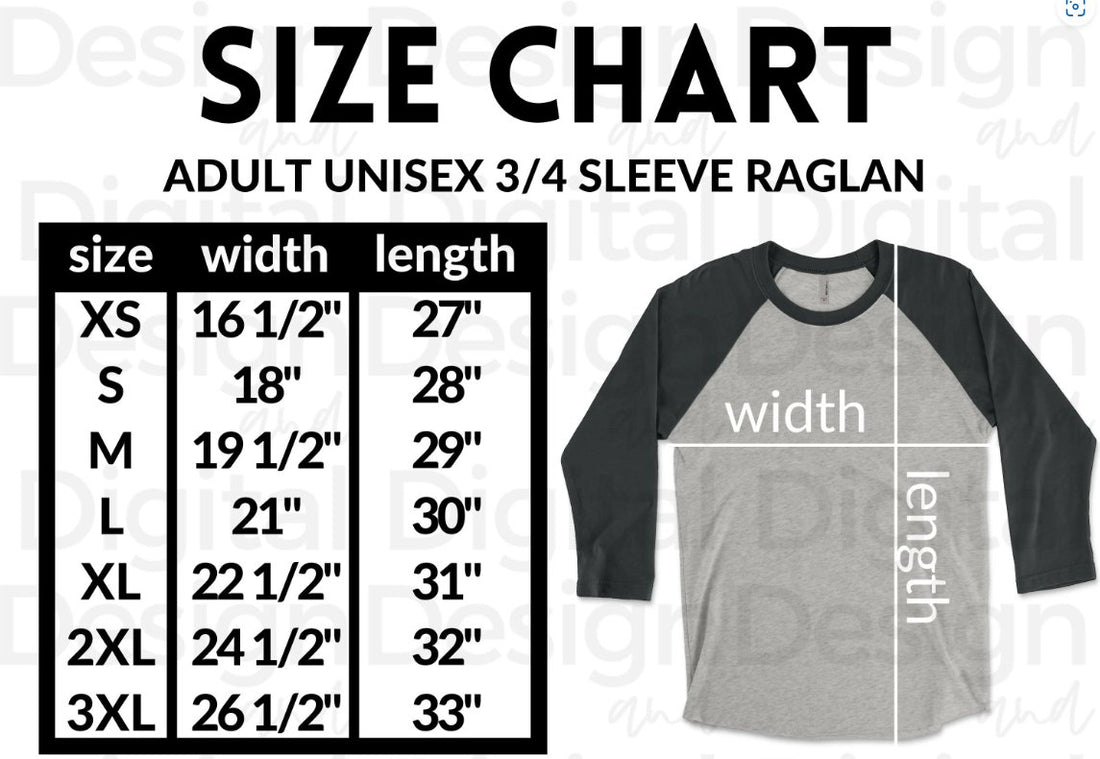 P - Unleashed 3/4 Sleeve Baseball Raglan Tee - T-Shirts - Positively Sassy - P - Unleashed 3/4 Sleeve Baseball Raglan Tee