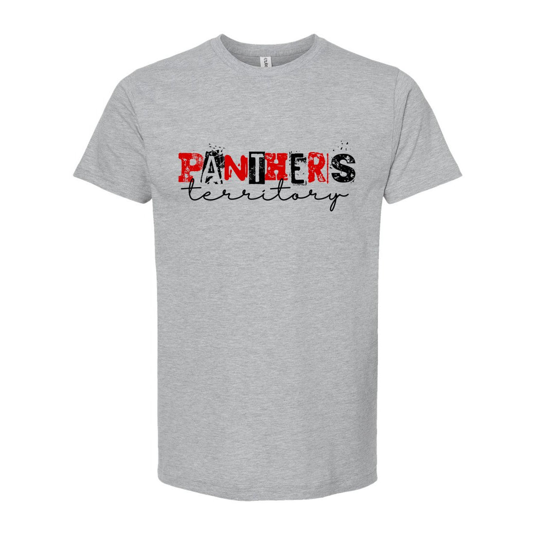 Panther Grunge 202 Unisex Fine Jersey T-Shirt - T-Shirts - Positively Sassy - Panther Grunge 202 Unisex Fine Jersey T-Shirt