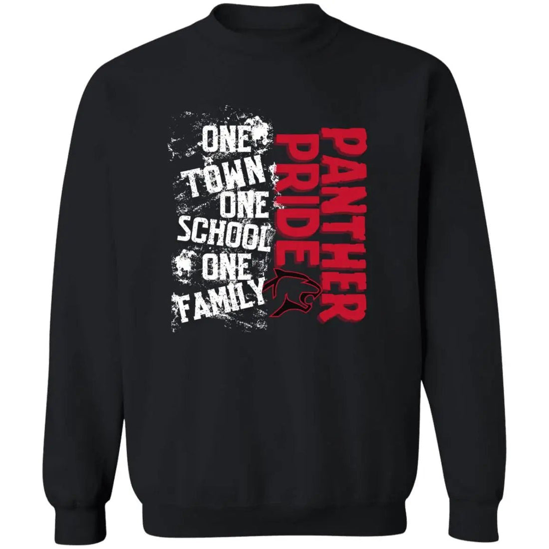 Panther Pride Crewneck Pullover Sweatshirt - Sweatshirts - Positively Sassy - Panther Pride Crewneck Pullover Sweatshirt