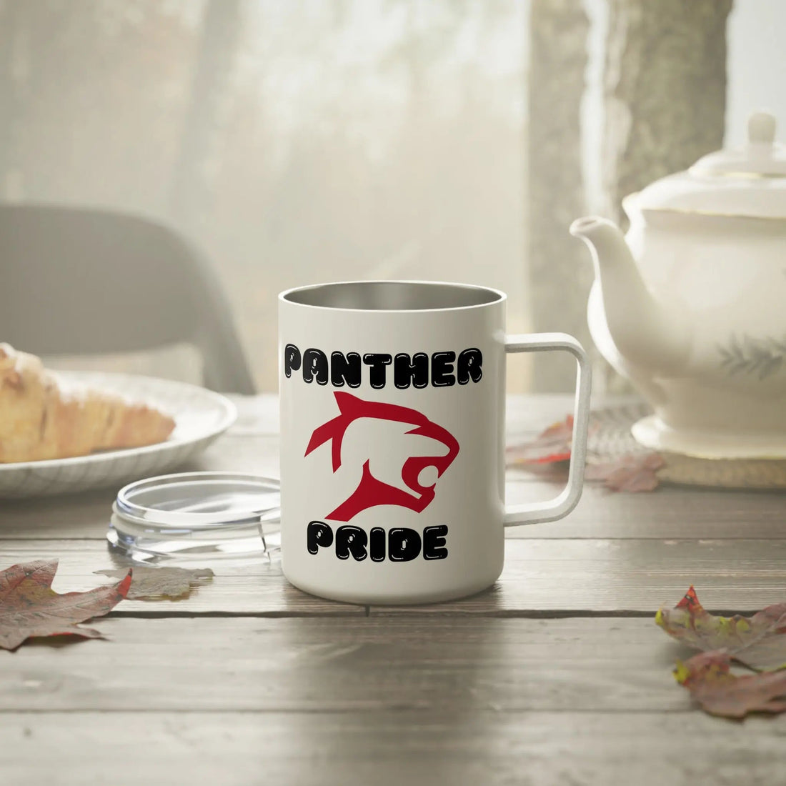 Panther Pride Insulated Coffee Mug, 10oz - Mug - Positively Sassy - Panther Pride Insulated Coffee Mug, 10oz