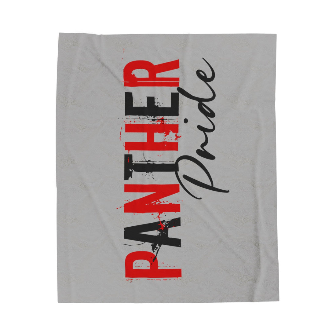 Panther Pride Velveteen Plush Blanket - All Over Prints - Positively Sassy - Panther Pride Velveteen Plush Blanket