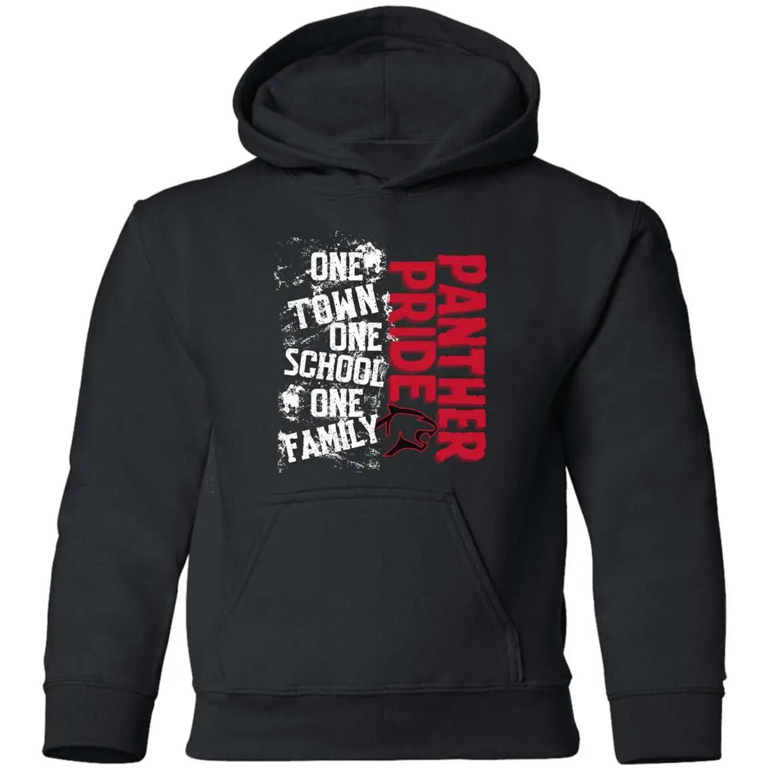 Panther Pride Youth Pullover Hoodie - Sweatshirts - Positively Sassy - Panther Pride Youth Pullover Hoodie