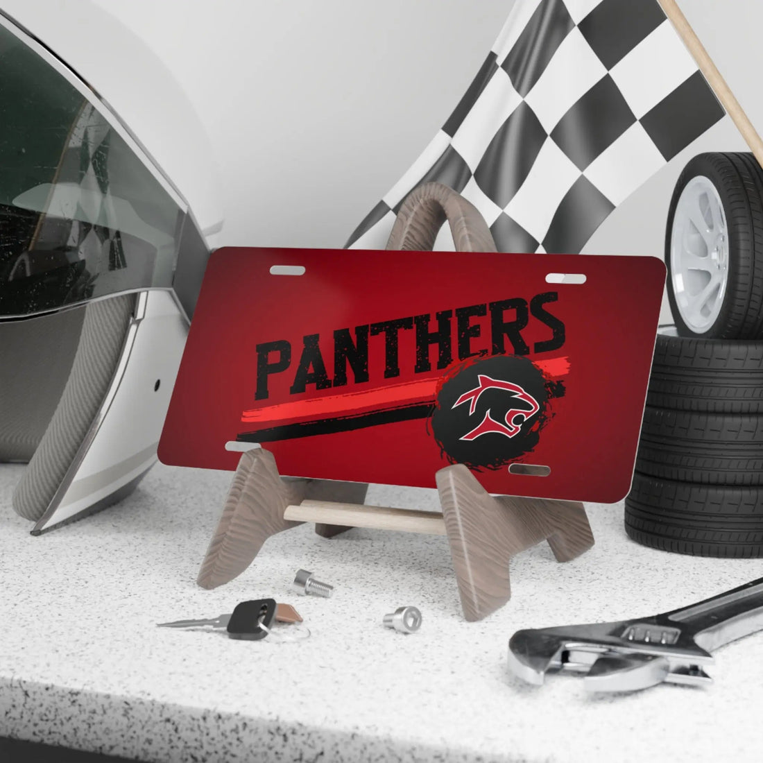 Panthers Bold Plate - Accessories - Positively Sassy - Panthers Bold Plate