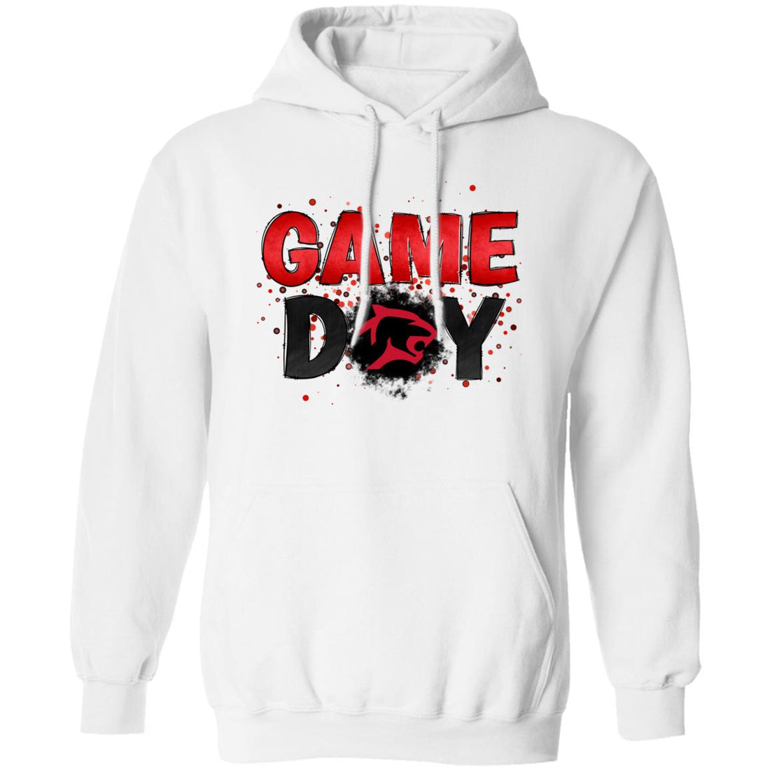 Panthers Game Day Pullover Hoodie - Sweatshirts - Positively Sassy - Panthers Game Day Pullover Hoodie