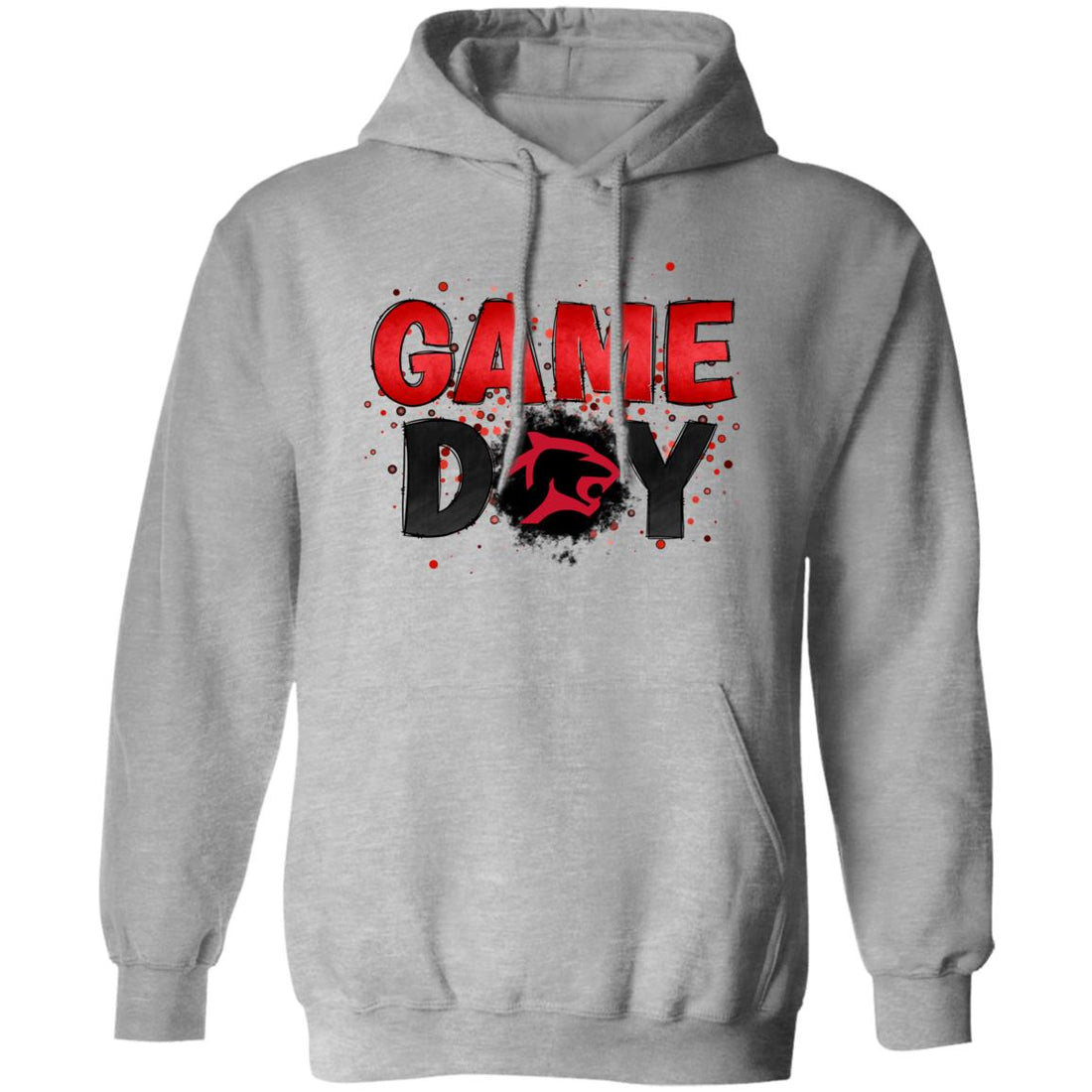 Panthers Game Day Pullover Hoodie - Sweatshirts - Positively Sassy - Panthers Game Day Pullover Hoodie