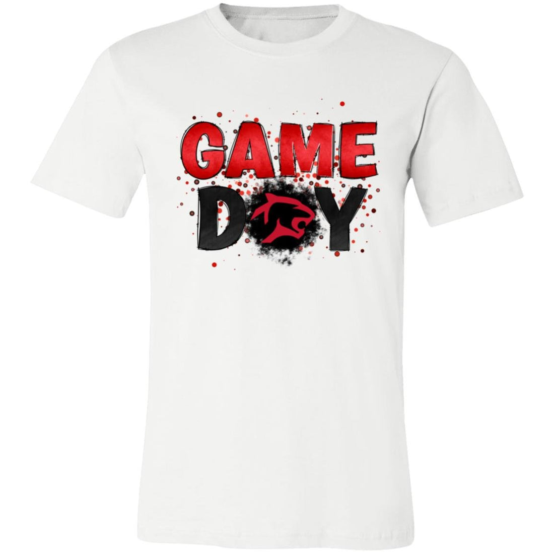 Panthers Game Day Short-Sleeve T-Shirt - T-Shirts - Positively Sassy - Panthers Game Day Short-Sleeve T-Shirt