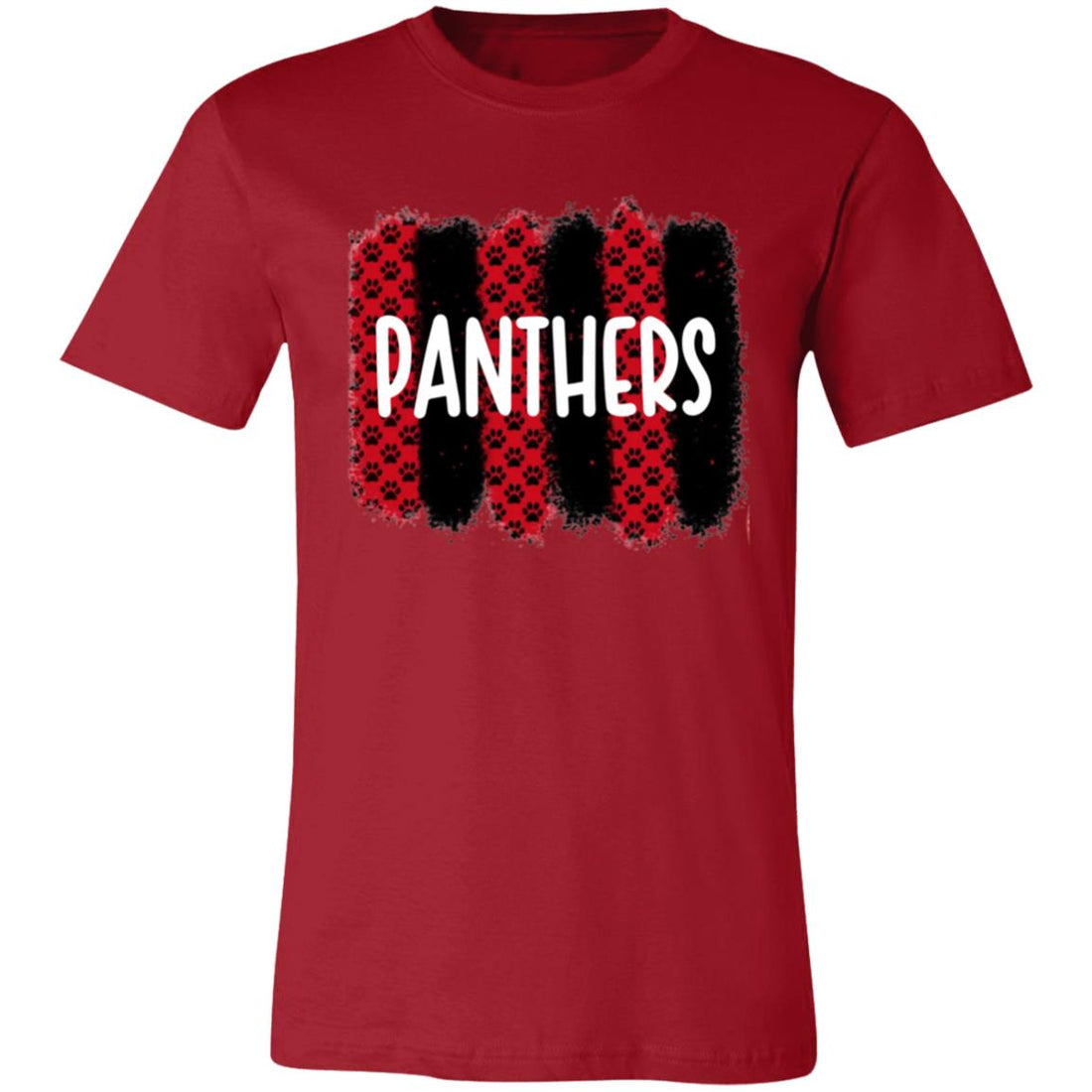 Panthers Paw Tracks Short-Sleeve T-Shirt - T-Shirts - Positively Sassy - Panthers Paw Tracks Short-Sleeve T-Shirt