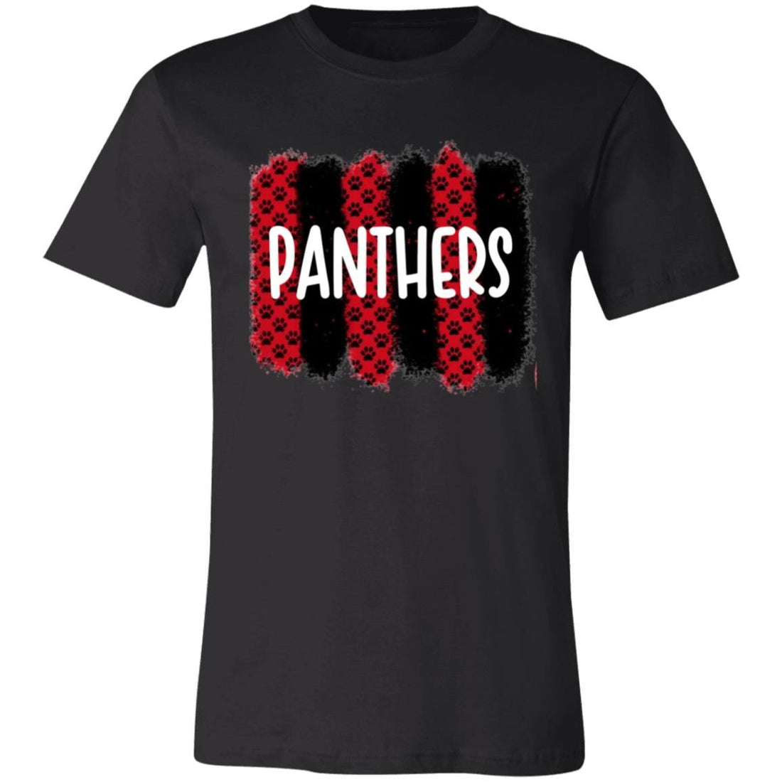 Panthers Paw Tracks Short-Sleeve T-Shirt - T-Shirts - Positively Sassy - Panthers Paw Tracks Short-Sleeve T-Shirt