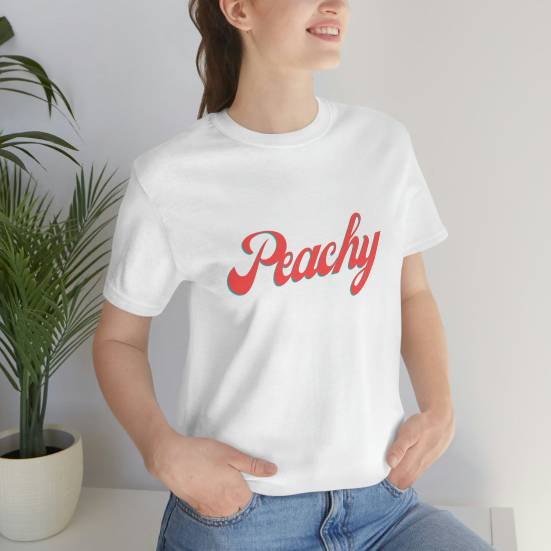 Peachy - T-Shirt - Positively Sassy - Peachy