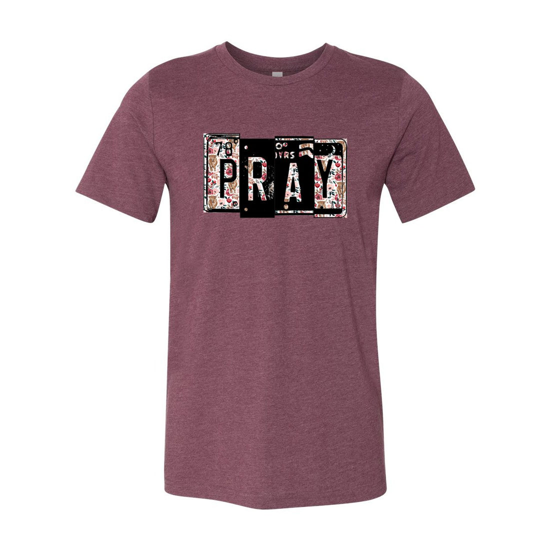 Pray Plates Tee Jersey Tee - T-Shirts - Positively Sassy - Pray Plates Tee Jersey Tee