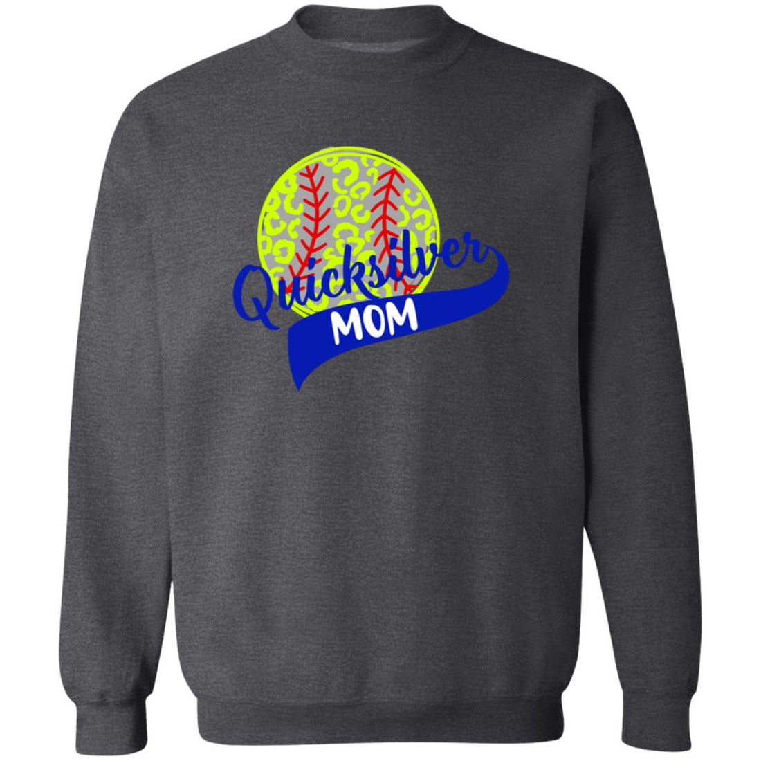 QS Cheetah Mom Crewneck Pullover Sweatshirt - Sweatshirts - Positively Sassy - QS Cheetah Mom Crewneck Pullover Sweatshirt