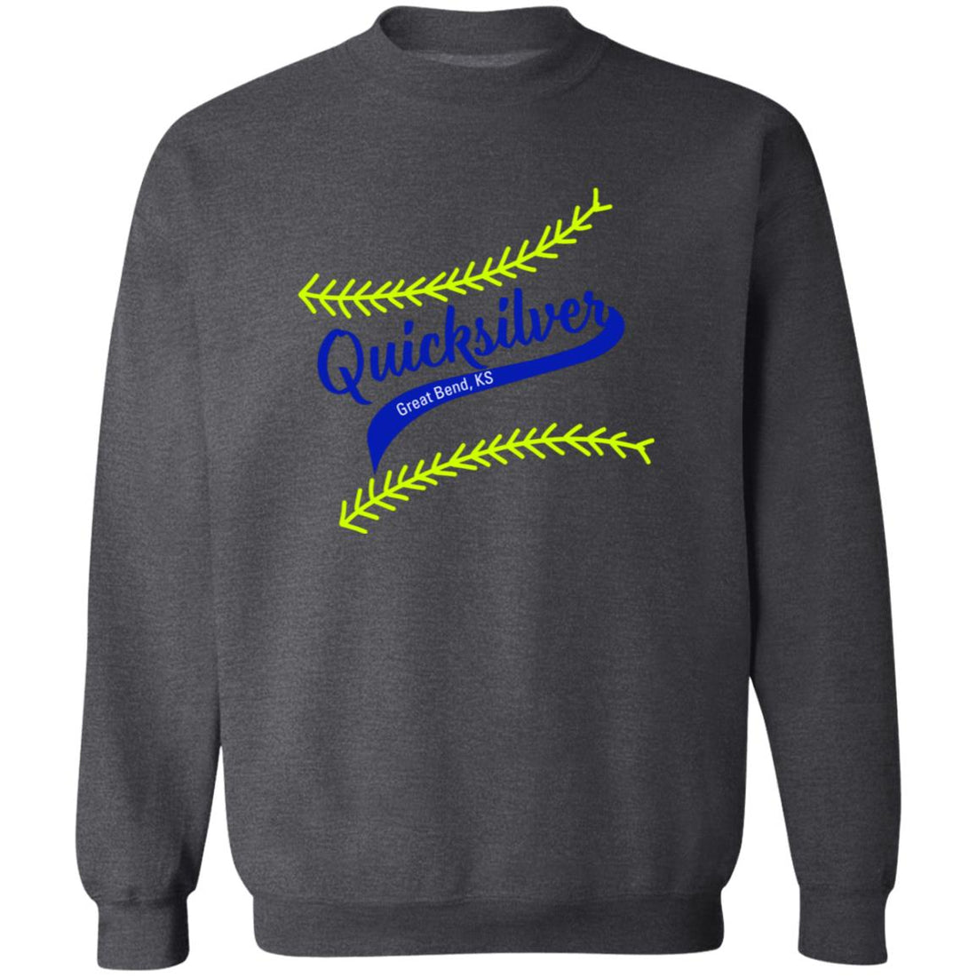 QS Laces Crewneck Pullover Sweatshirt - Sweatshirts - Positively Sassy - QS Laces Crewneck Pullover Sweatshirt