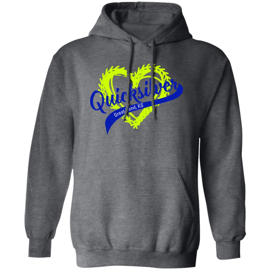 QS Love Softball Pullover Hoodie - Sweatshirts - Positively Sassy - QS Love Softball Pullover Hoodie