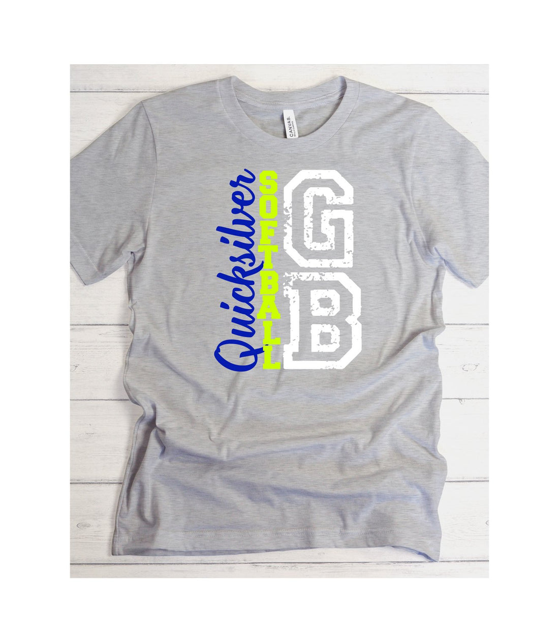 QS Softball GB Short Sleeve Jersey Tee - T-Shirts - Positively Sassy - QS Softball GB Short Sleeve Jersey Tee