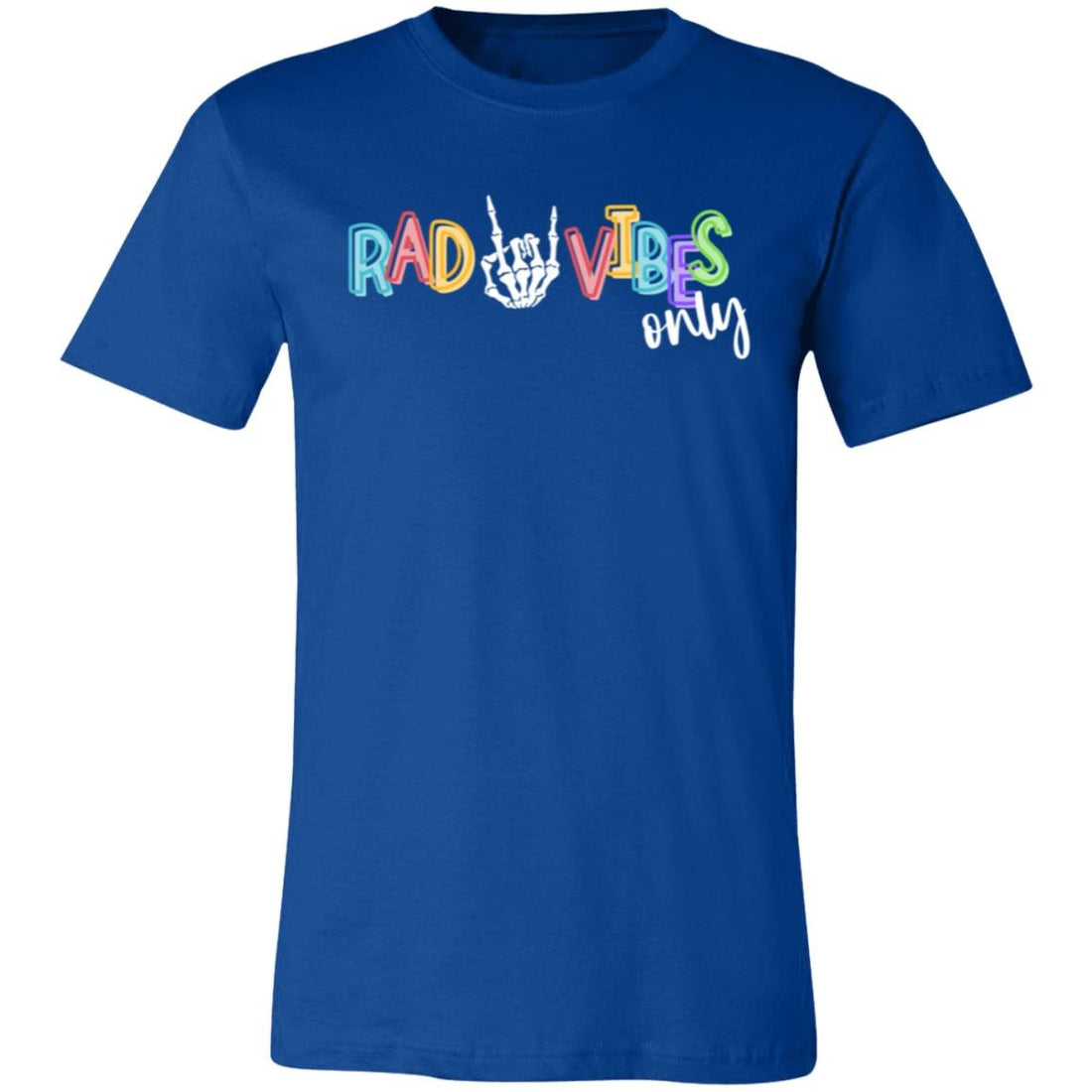 Rad Vibes Only Unisex Jersey Short-Sleeve T-Shirt - T-Shirts - Positively Sassy - Rad Vibes Only Unisex Jersey Short-Sleeve T-Shirt