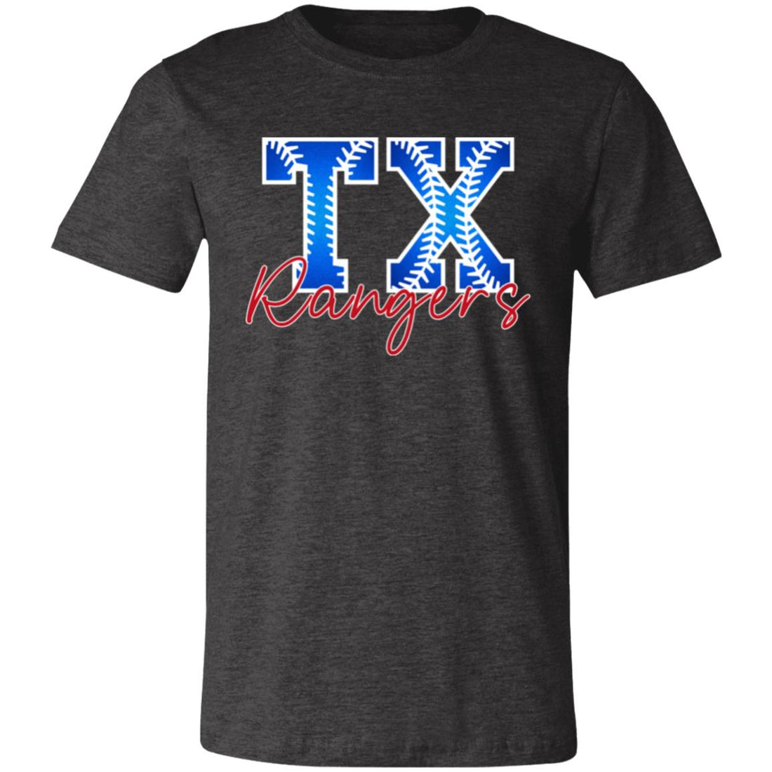 Rangers Baseball Short-Sleeve T-Shirt - T-Shirts - Positively Sassy - Rangers Baseball Short-Sleeve T-Shirt