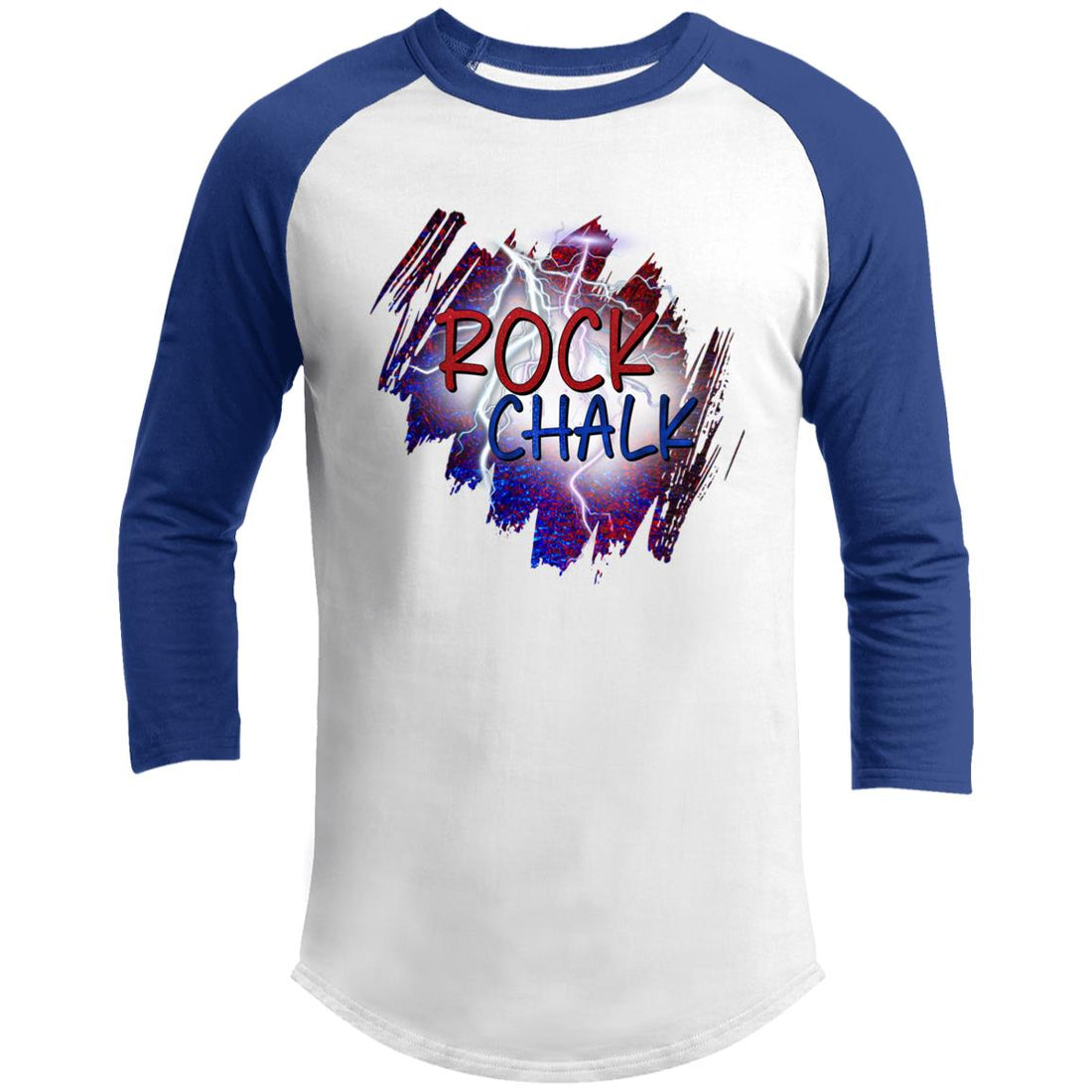 RC Lightening 3/4 Raglan Sleeve Shirt - T-Shirts - Positively Sassy - RC Lightening 3/4 Raglan Sleeve Shirt