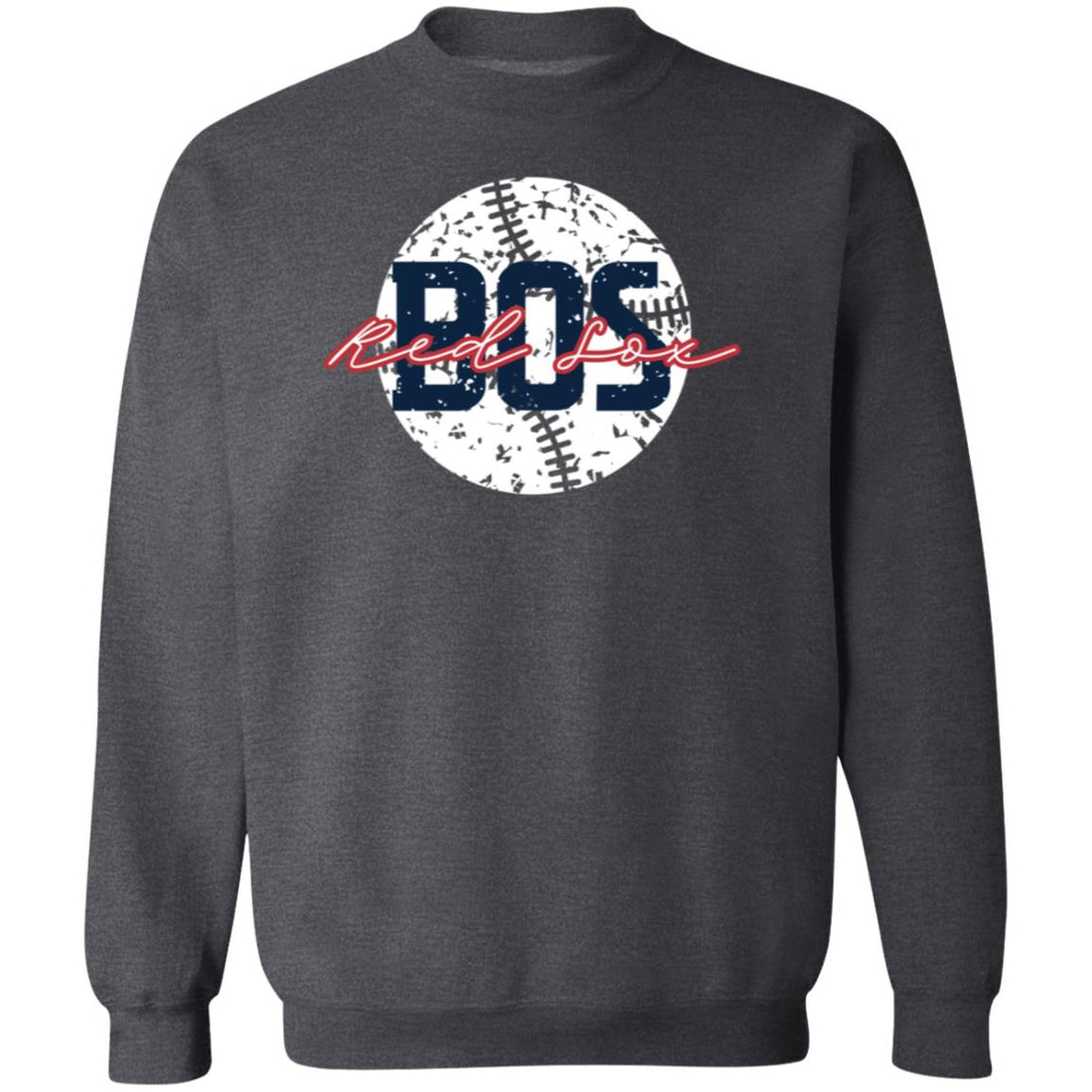 Red Sox Baseball Sweatshirt - Sweatshirts - Positively Sassy - Red Sox Baseball Sweatshirt