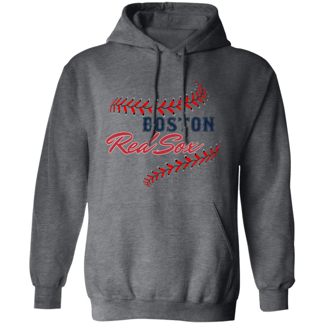 Red Sox Stitches Hoodie - Sweatshirts - Positively Sassy - Red Sox Stitches Hoodie