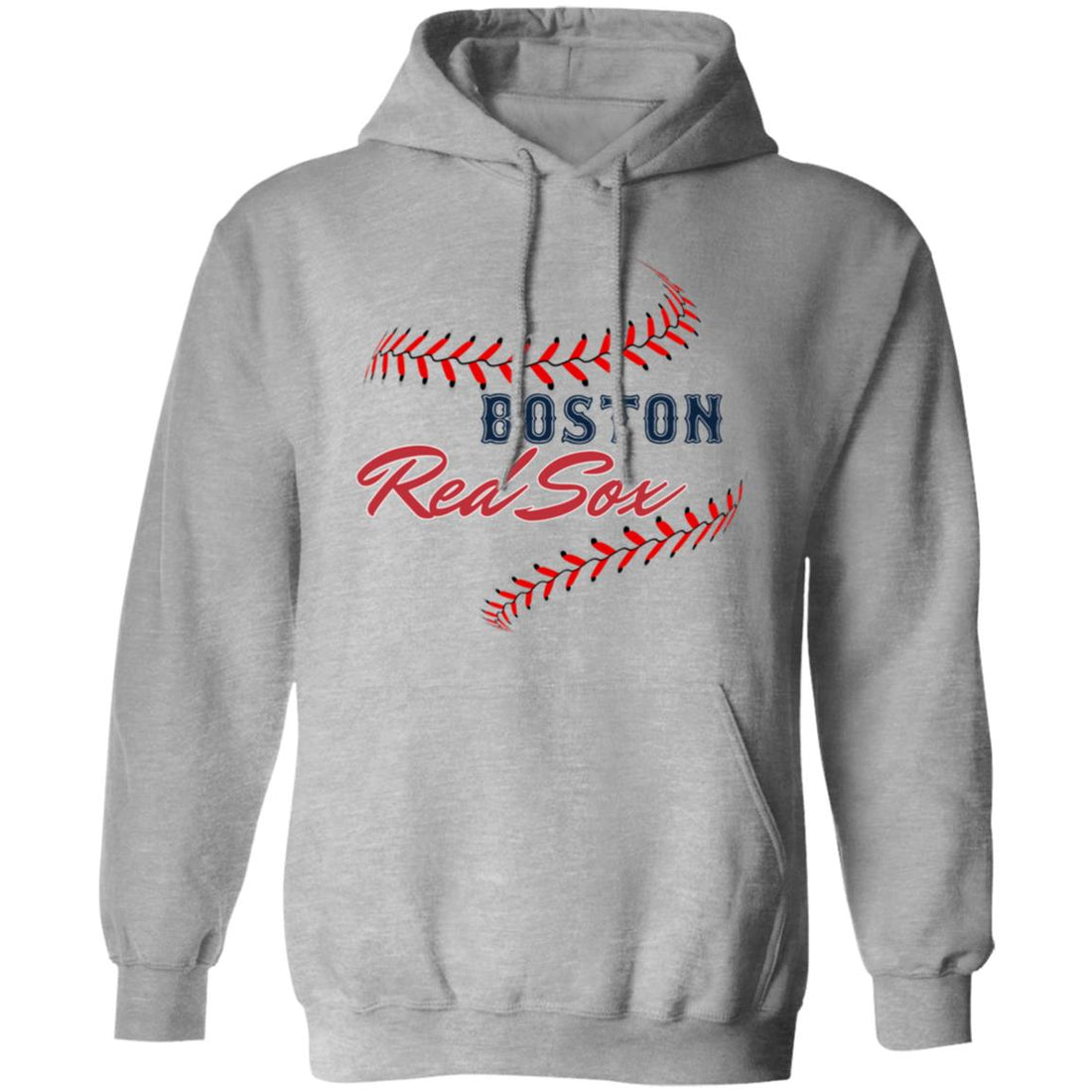 Red Sox Stitches Hoodie - Sweatshirts - Positively Sassy - Red Sox Stitches Hoodie