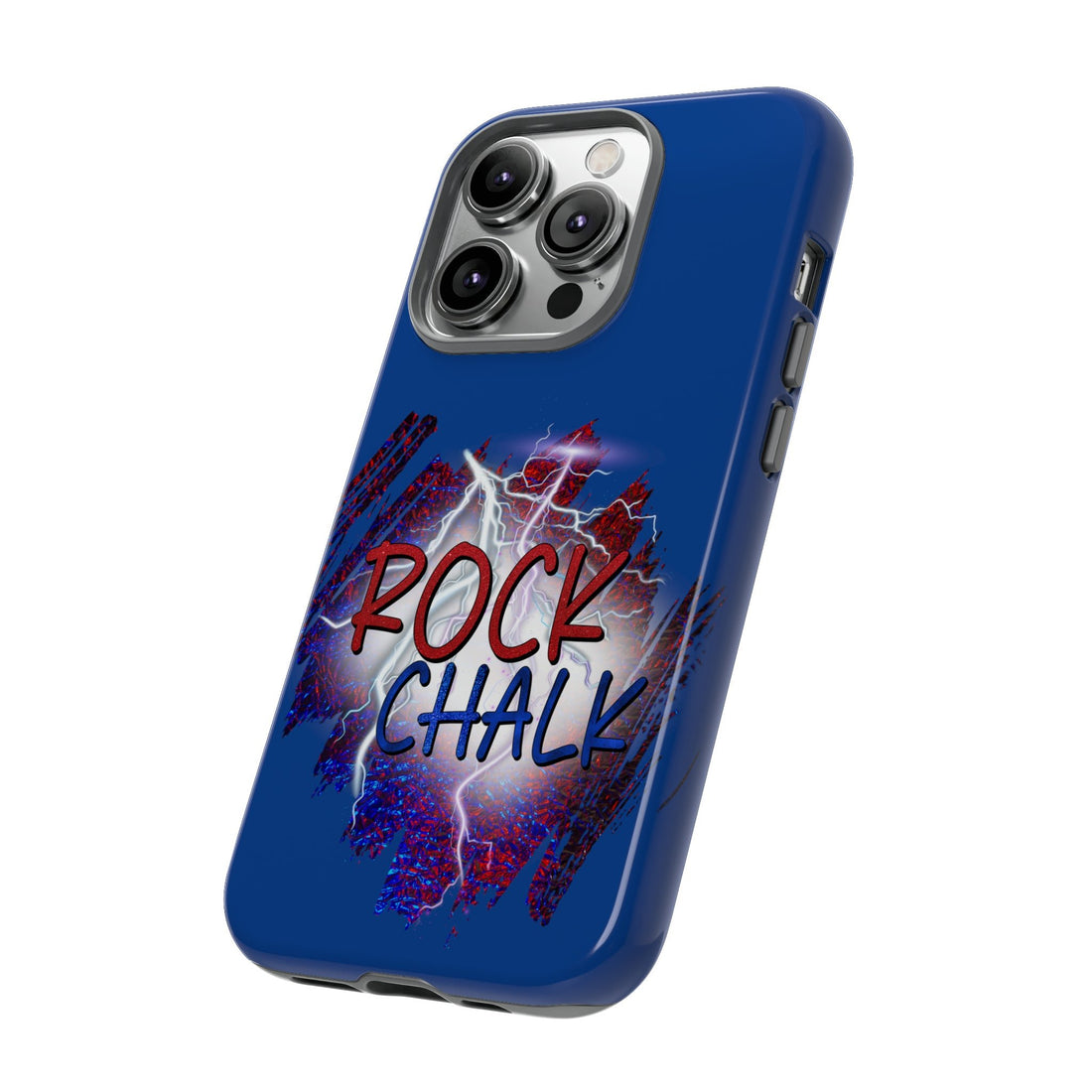 Rock Chalk Blue Lightening Tough Cases - Phone Case - Positively Sassy - Rock Chalk Blue Lightening Tough Cases