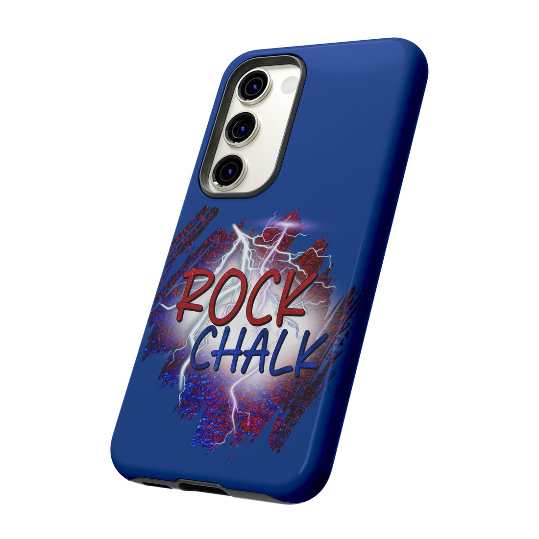 Rock Chalk Blue Lightening Tough Cases - Phone Case - Positively Sassy - Rock Chalk Blue Lightening Tough Cases