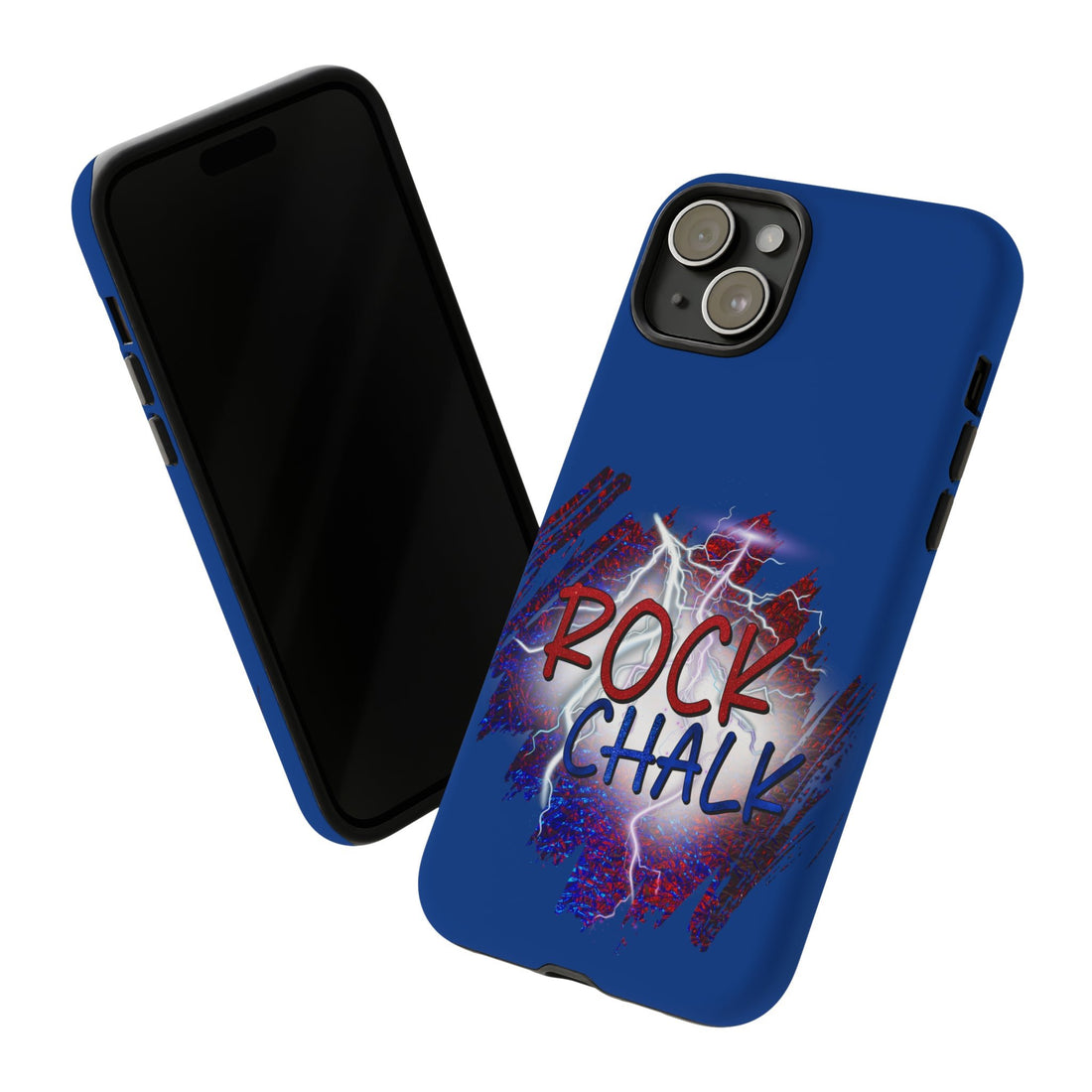 Rock Chalk Blue Lightening Tough Cases - Phone Case - Positively Sassy - Rock Chalk Blue Lightening Tough Cases