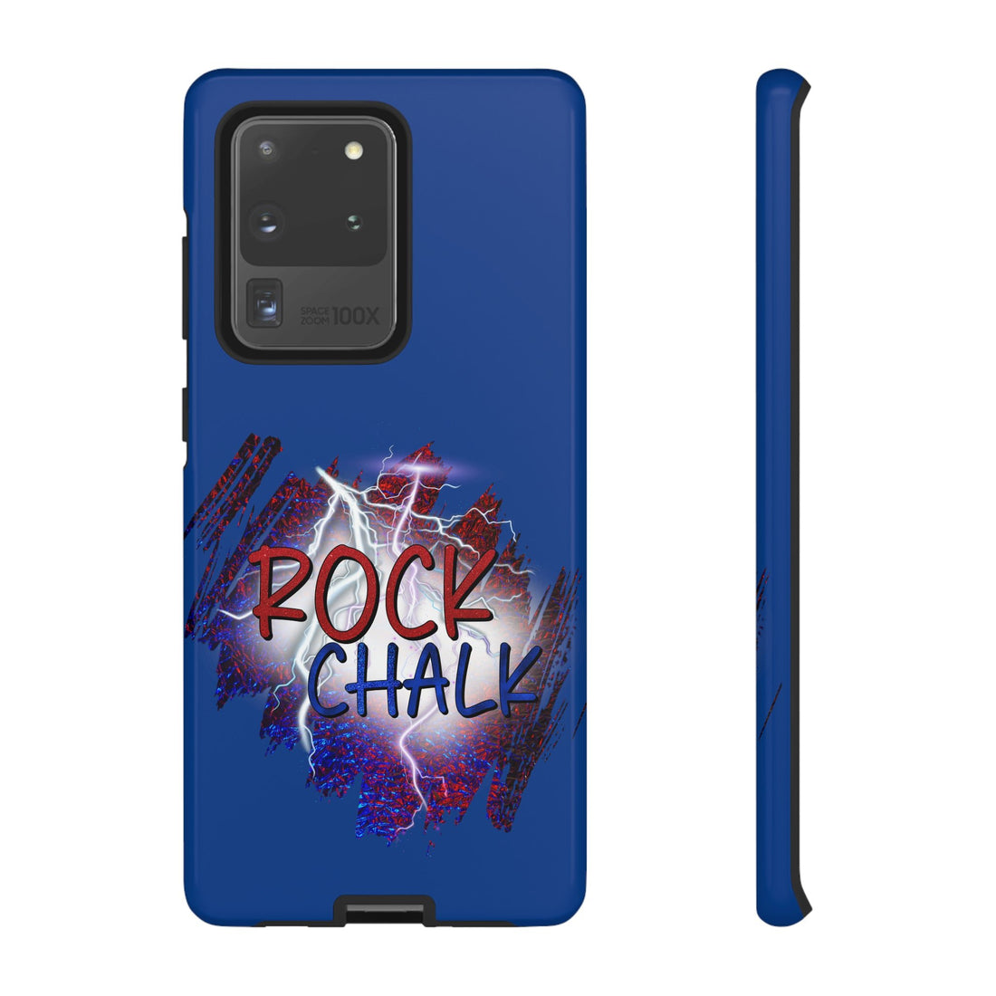 Rock Chalk Blue Lightening Tough Cases - Phone Case - Positively Sassy - Rock Chalk Blue Lightening Tough Cases