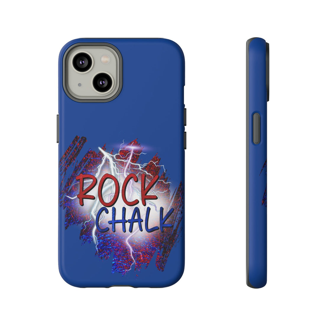 Rock Chalk Blue Lightening Tough Cases - Phone Case - Positively Sassy - Rock Chalk Blue Lightening Tough Cases