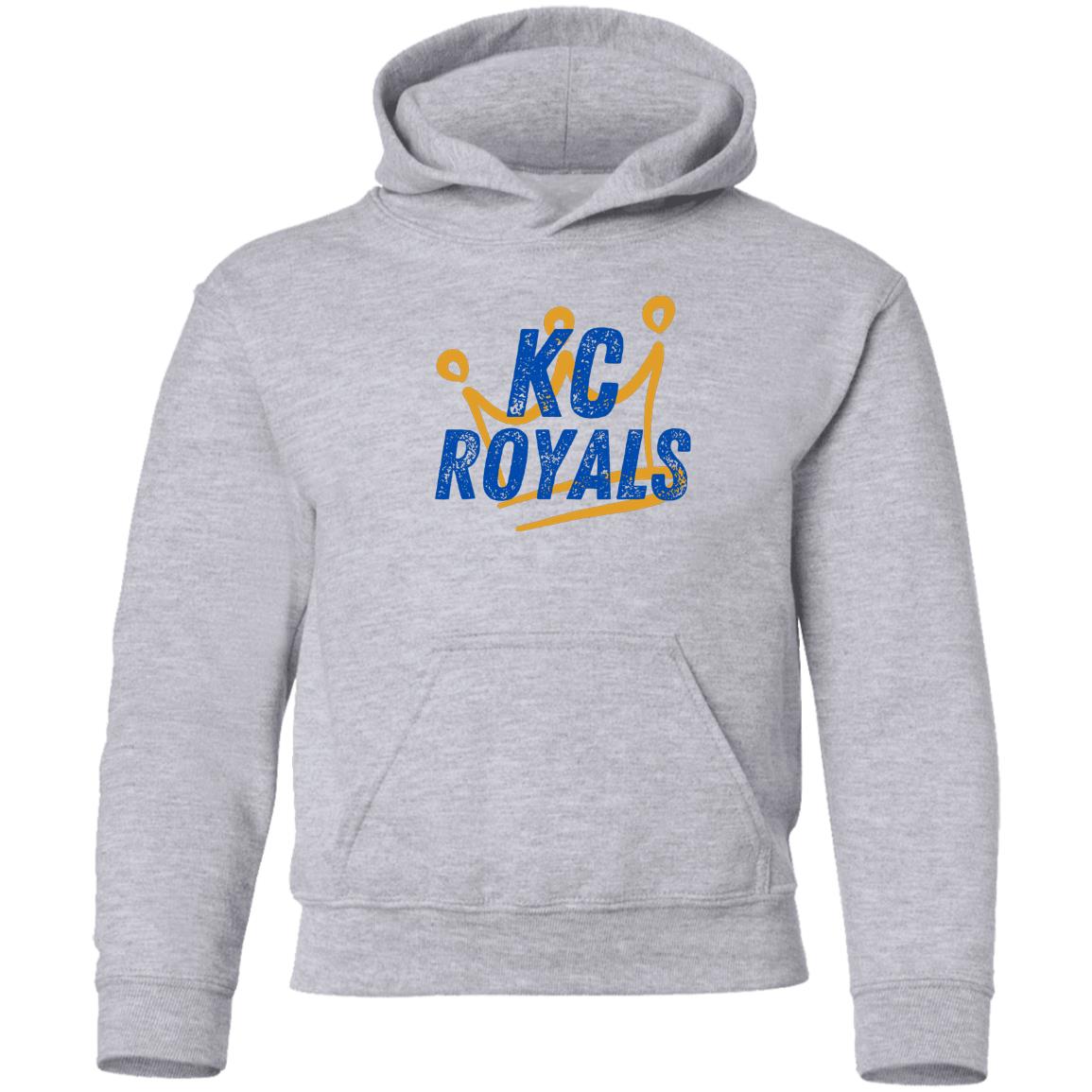 Royals Crown Youth Pullover Hoodie - Sweatshirts - Positively Sassy - Royals Crown Youth Pullover Hoodie