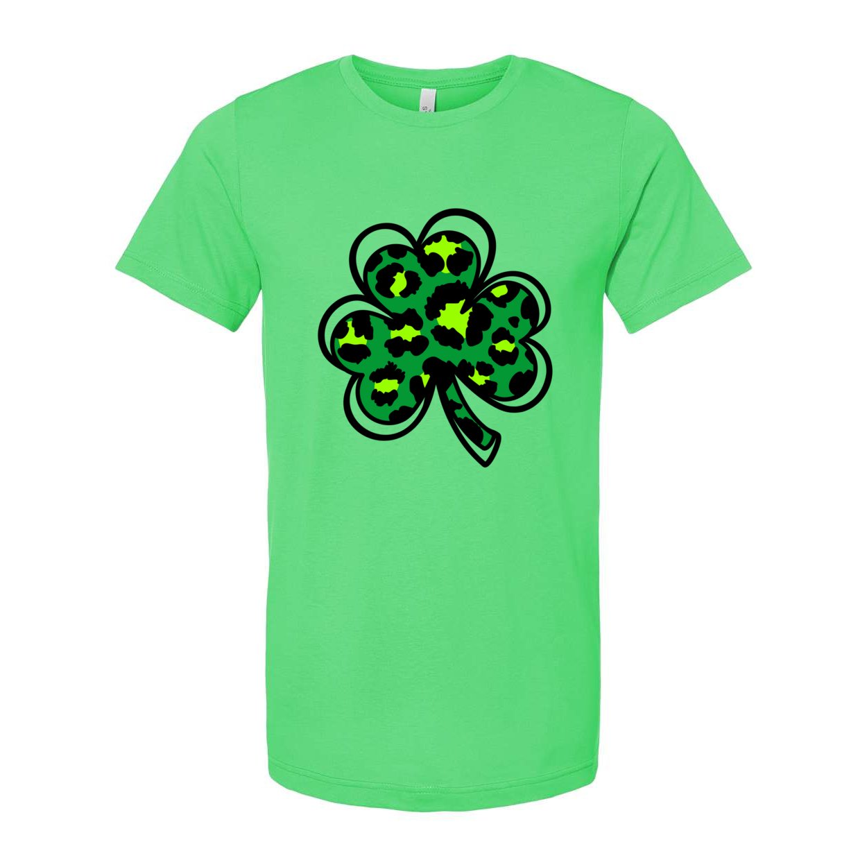Sassy Clover Short Sleeve Jersey Tee - T-Shirts - Positively Sassy - Sassy Clover Short Sleeve Jersey Tee