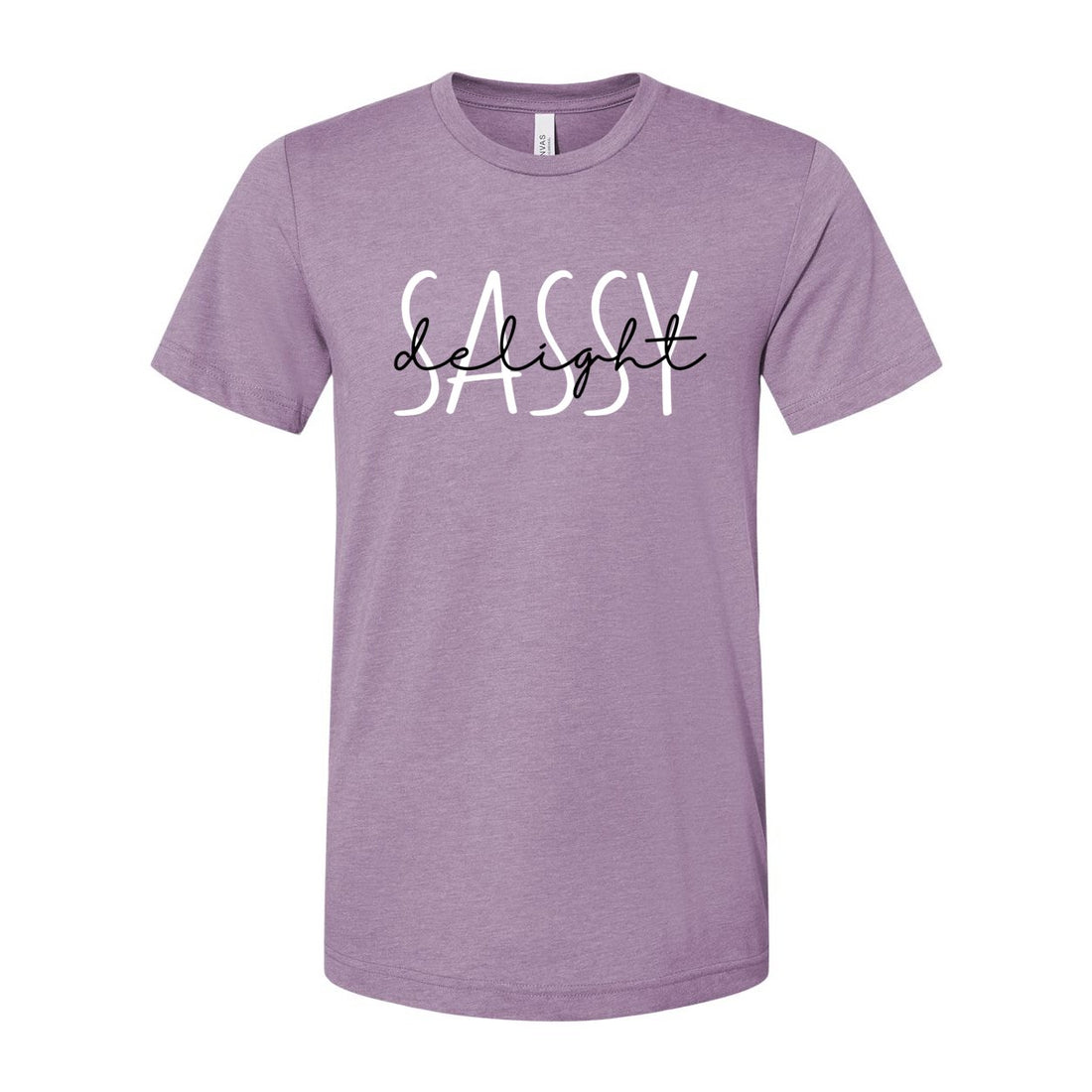 Sassy Delight Short Sleeve Jersey Tee - T-Shirts - Positively Sassy - Sassy Delight Short Sleeve Jersey Tee