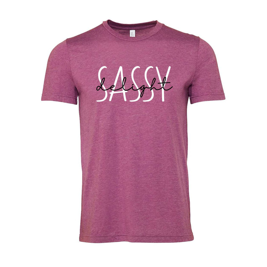 Sassy Delight Short Sleeve Jersey Tee - T-Shirts - Positively Sassy - Sassy Delight Short Sleeve Jersey Tee