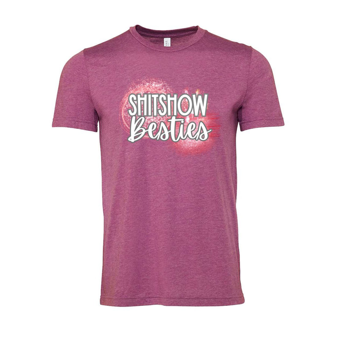 Shitshow Besties Short Sleeve Jersey Tee - T-Shirts - Positively Sassy - Shitshow Besties Short Sleeve Jersey Tee