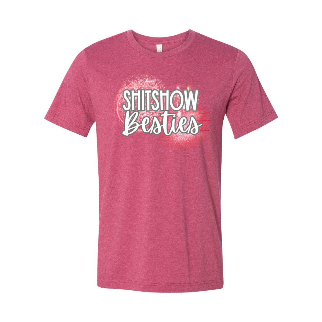 Shitshow Besties Short Sleeve Jersey Tee - T-Shirts - Positively Sassy - Shitshow Besties Short Sleeve Jersey Tee